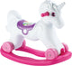 Dolu caballito balancín unicornio rosa blanco 2509