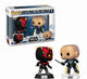 Funko pop star wars: clone wars - darth maul vs pre vizsla pop 2-pack