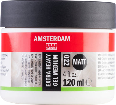 Amsterdam all acrylics amsterdam • extra heavy gel medium matte 022 mini 120ml