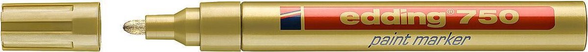 Paintmarker 750 gold edding 4-750053 Punta tonda oro da 2-4 mm
