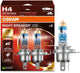 Lampada Osram 12v h4 60 55w night breaker 220