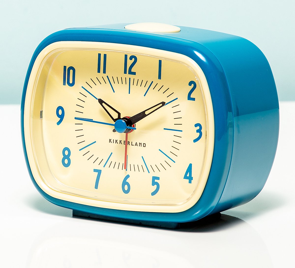 Sveglia retrò Kikkerland - sveglia classica - vintage - blu
