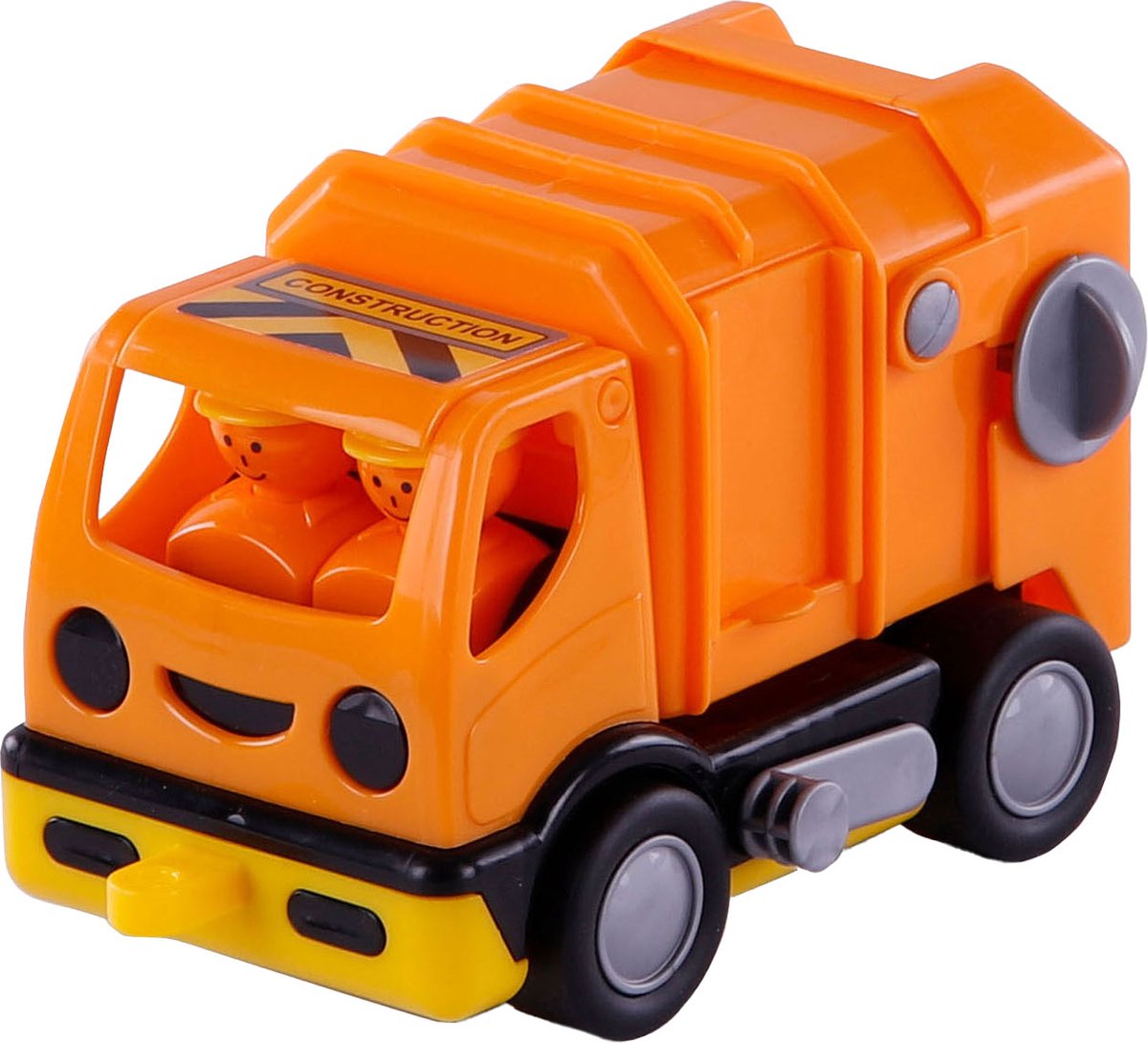 Cavallino Toys Cavallino My First Garbage Truck Oranje, 19cm