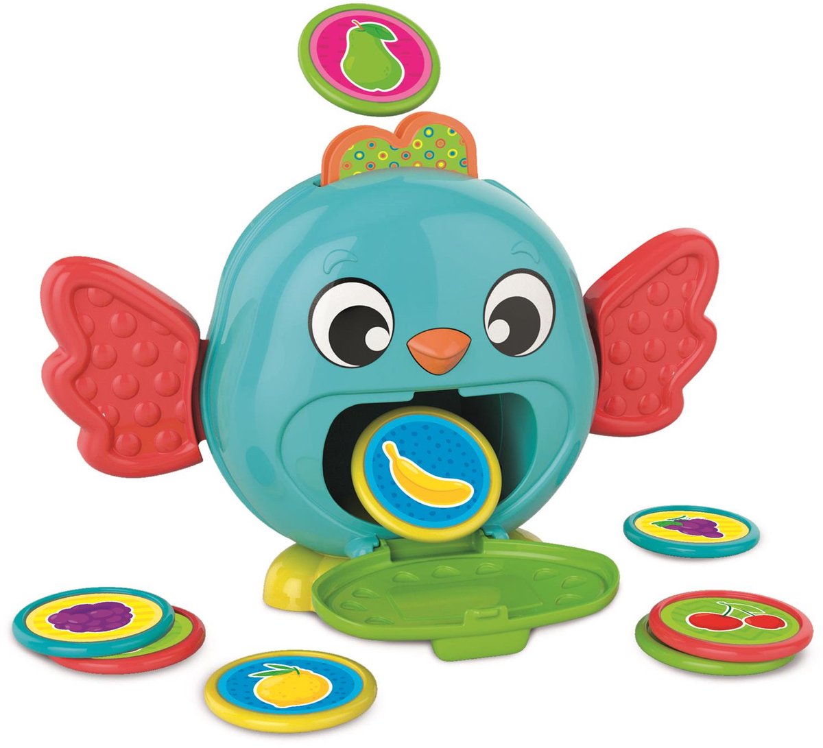 Clementoni Baby Vogel Bank con monedas, 9dlg.