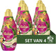 Robijn - detersivo liquido - piccolo potente - tropicale - 4 bottiglie - 76 lavaggi - confezione risparmio