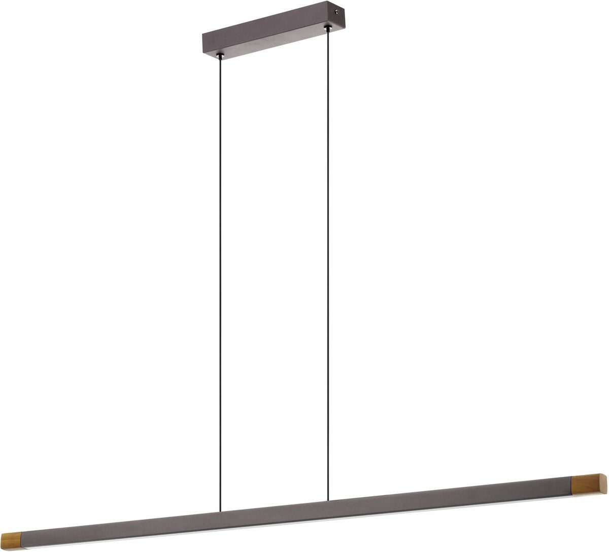 Eglo lisciana hanglamp - led - 126 cm - grijs|bruin|wit - dimbaar