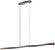 Eglo lisciana hanglamp - led - 126 cm - grijs|bruin|wit - dimbaar