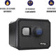 Cassaforte Masterlock resistente all'acqua e al fuoco - serratura a combinazione - cassaforte - cassaforte elettronica - 34,8 x 41,7 x 41,8 cm - fpw082ftcml
