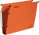 Esselte orgarex laterale hangmap - 50 mm bodem - a4 - 25 stuks - oranje - voor thuiswerken - ideaal voor thuiskantoor