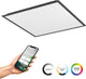 Eglo connect.z moradillo smart led paneel - 59.5 x 59.5 cm - zwart - instelbaar rgb wit licht - dimbaar - zigbee