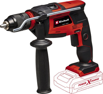 Trapano a percussione a batteria Einhell te-id 18 li solo - power x-change - 18 v li-ion - trapani e trapani a percussione - max. capacità di foratura nel calcestruzzo: 13 mm - mandrino autoserrante: 13 mm - escl. batteria e caricabatterie