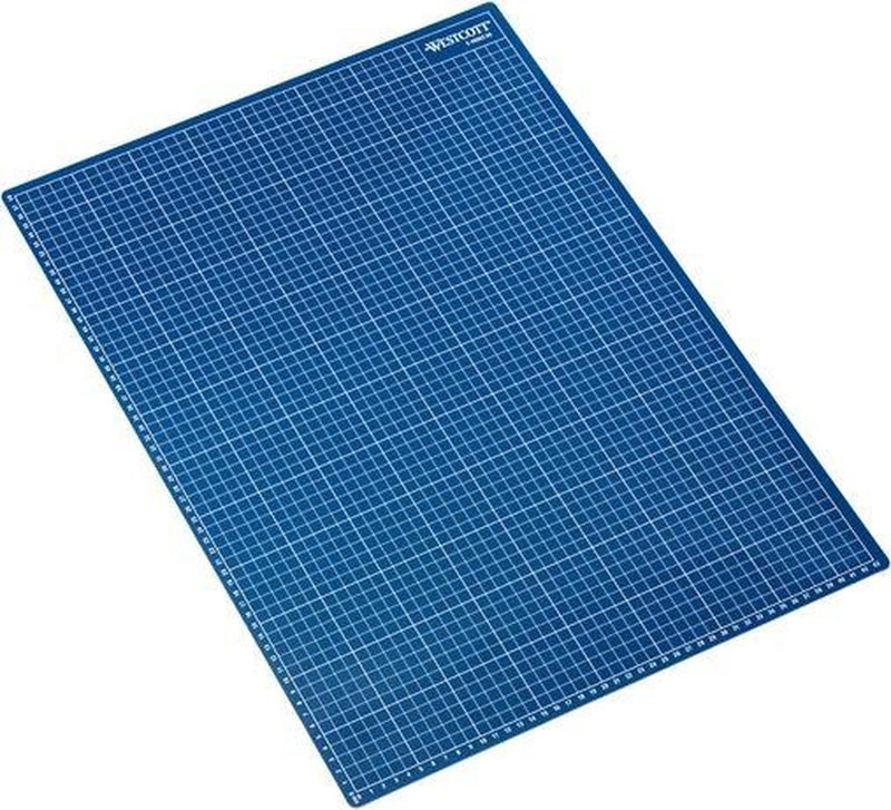 Tapete de corte Westcott - a2 - azul - 600x450 mm - 5 capas - autorreparable - ac-e46002