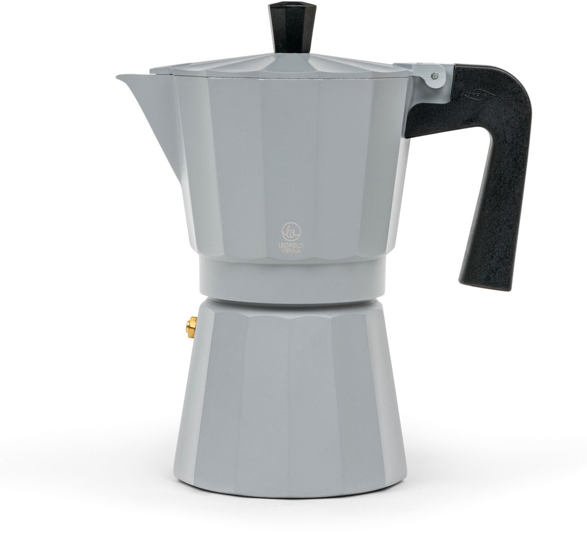 Leopold vienna - percolator moshi grijs 6-kops - mokkapot