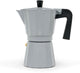 Leopold vienna - percolator moshi grijs 6-kops - mokkapot
