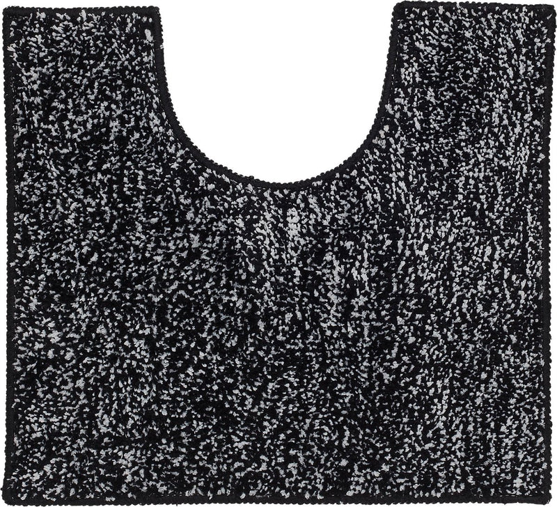 Sealskin speckles toiletmat 45x50 cm - 100% gerecycled polyester - zwart