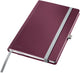 Leitz style notitieboek a5 gelijnd - met hardcover - 100 grams papier - granaat rood
