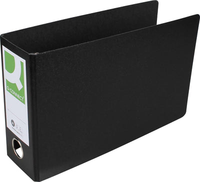 Cartella Q-connect | per ft a5 | di cartone | mentire | dorso di 8 cm | nero
