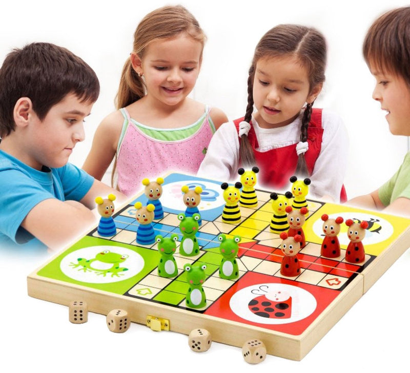 Juego de mesa viga ludo animal, 1 juego