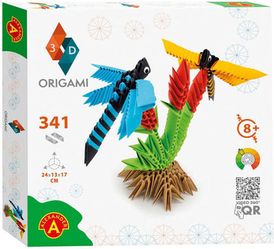 Origami 3D - libélulas, 341dlg.