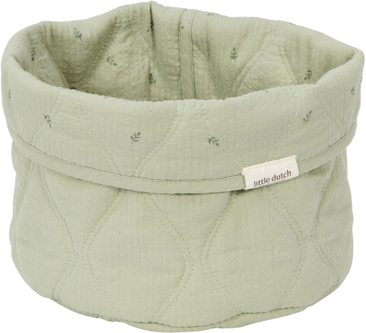 Little Dutch pure changing basket small - sage
