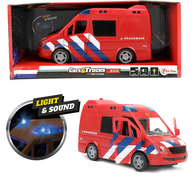 Fire truck with light and sound