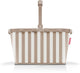Cestino spesa Reisenthel Carrybag - 22l - Summerstripes Coffee Sand