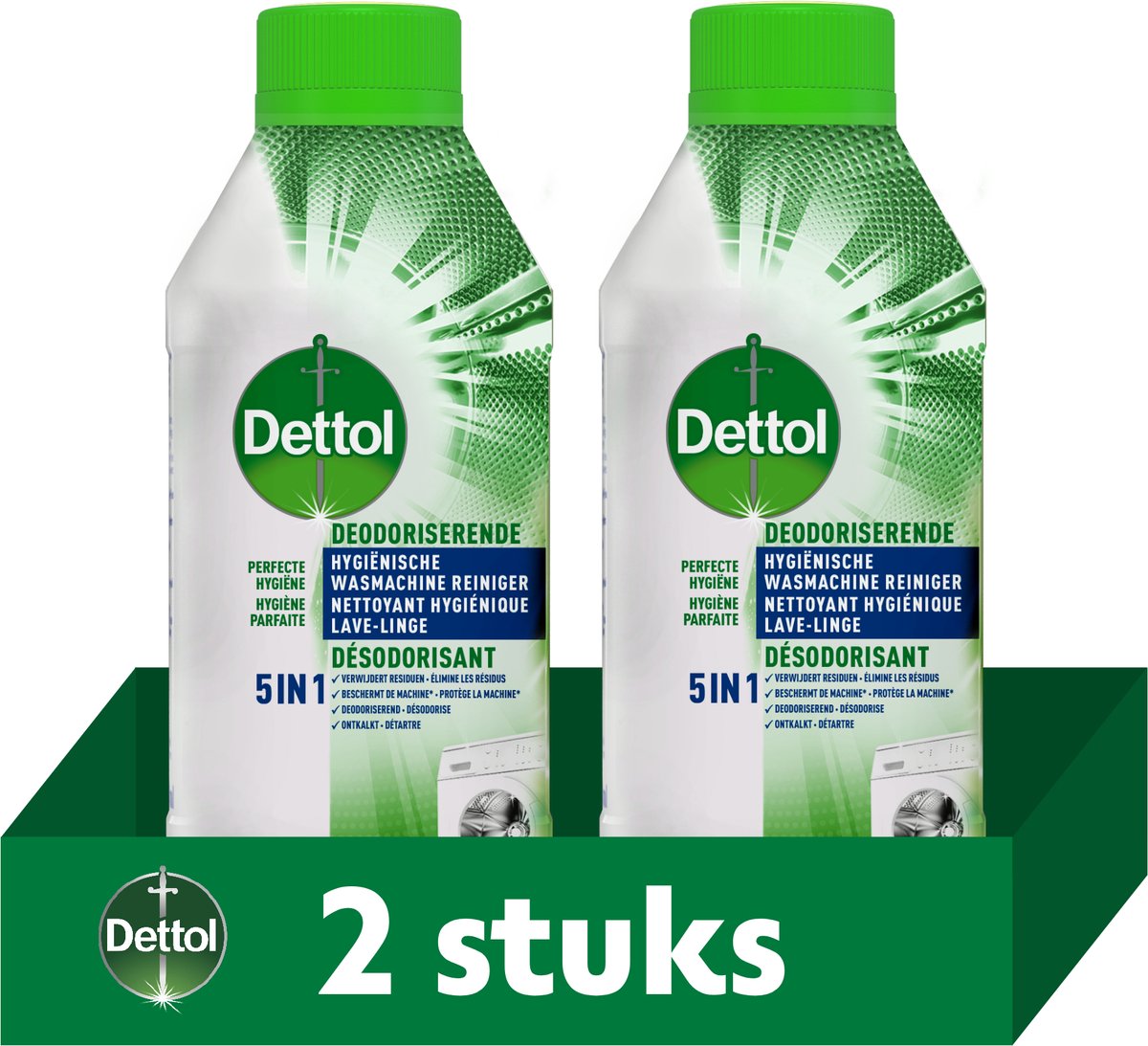 Detergente igienico per lavatrice Dettol - 2x250ml