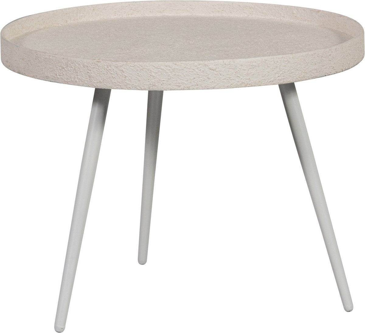 Woood bounds bijzettafel - hout metaal - naturel - 44x58x58