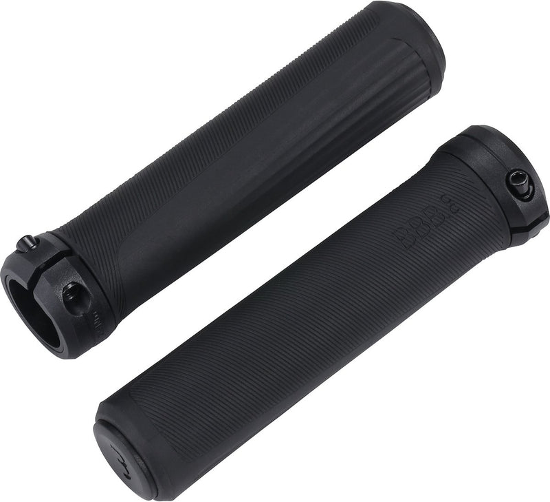 Bbb Cycling Steadyactive Puños de manillar ergonómicos para bicicleta - 135 mm 30-32od - Negro gris - bhg-115