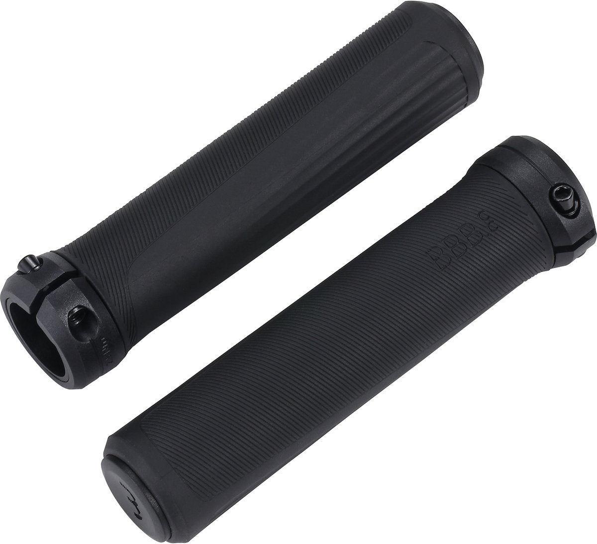 Bbb cycling steadyactive ergonomic handlebar grips bicycle – 135mm 30-32od – black gray - bhg-115