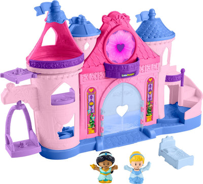 Castello dei Piccoli Fisher-Price - Castello magico delle principesse Disney - con luci e danze - Set di personaggi da gioco