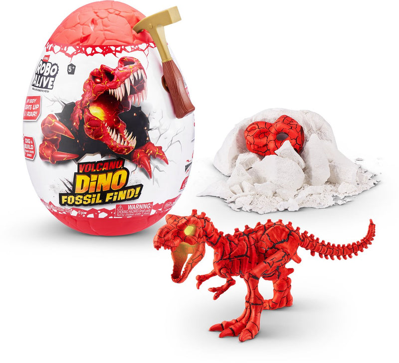 Robo vivo zuru - - hallazgo de fósil de dinosaurio volcán - volcán t - rex
