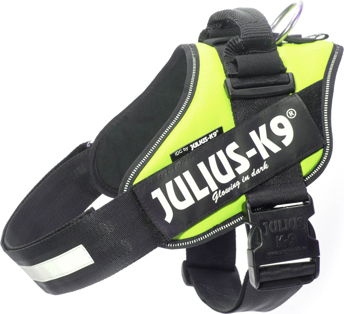 Julius k9 julius-k9 idc powertuig - hondentuig - l - maat 1 - neon