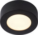 Lucide brice-led - plafón (plafón) baño - ø 11,7 cm - led regulable - 1x8w 3000k - ip44 - negro
