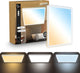 B.K.licht superficiale - lampada da soffitto dimmerabile per bagno - lampada da soffitto con telecomando - illuminazione da bagno con CCT - ip44 - 42 x 42 cm - bianco