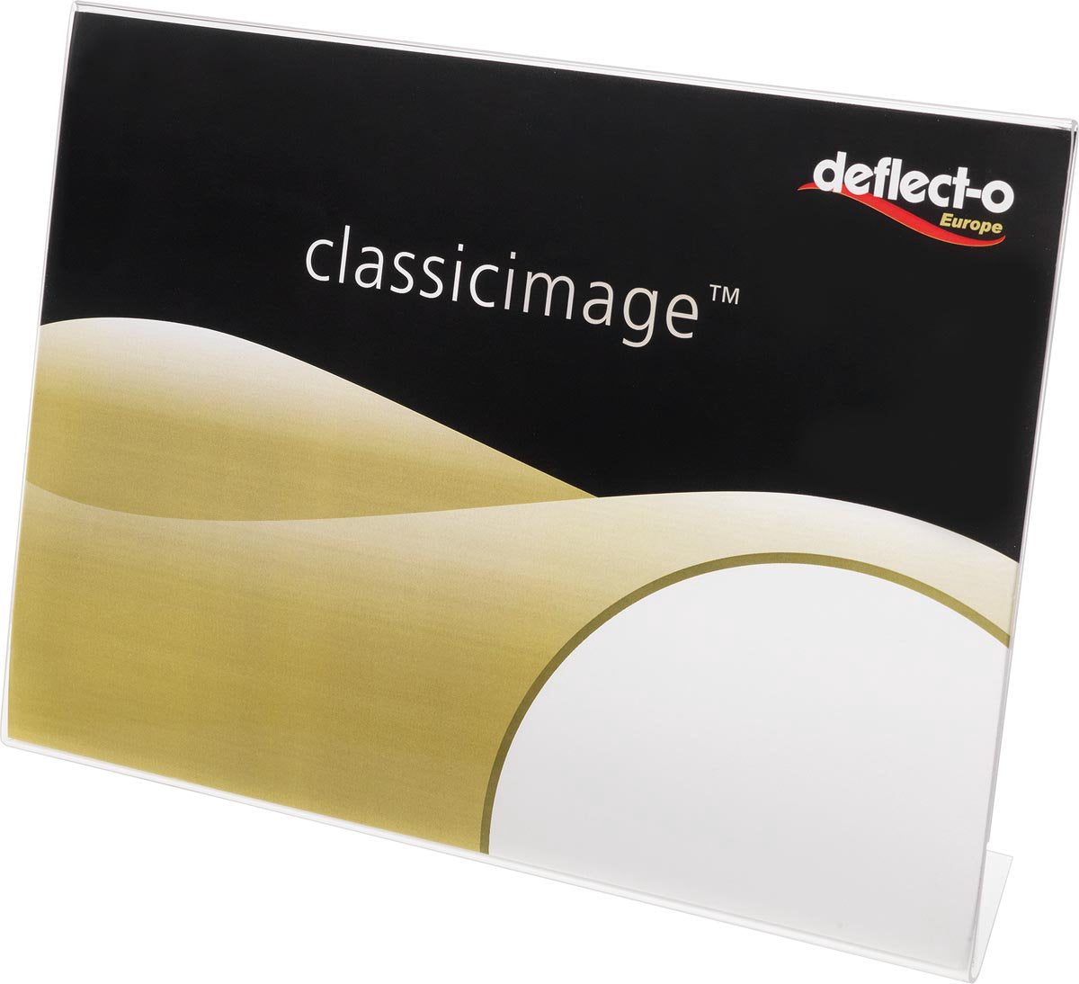 Treppiede da tavolo Deflecto 47505 classic image® per carta formato: DIN A5 verticale trasparente confezione da 12 pezzi 12 pezzo(i)