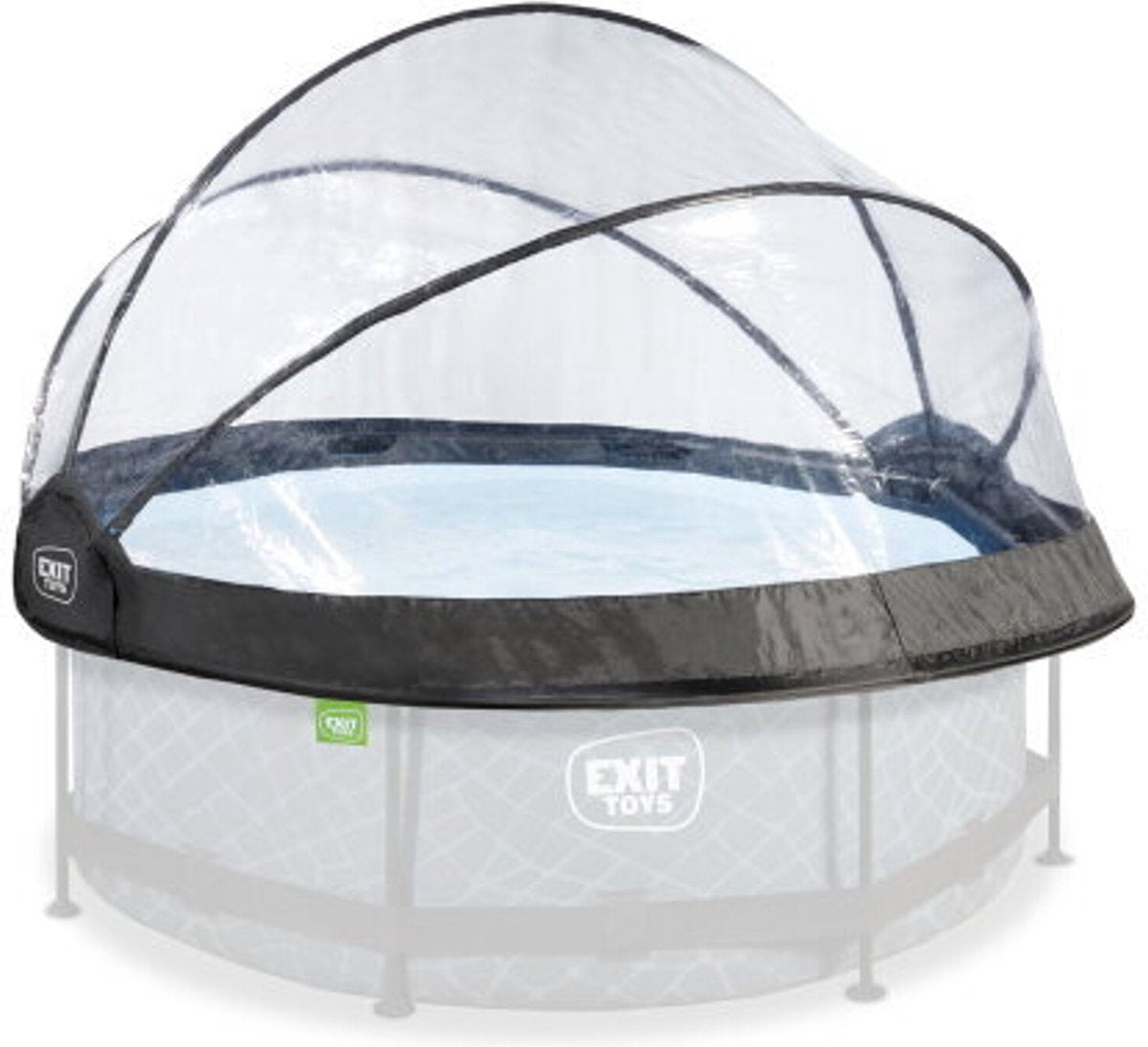 Exit toys exit zwembad overkapping eco ø244cm - zwembad dome - universeel - zwembad accessoire - weerbestendig