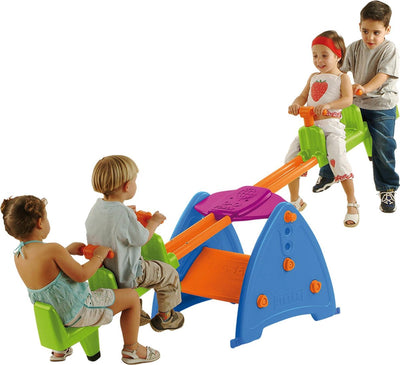 Feber double see saw seesaw 360 degrees rotatable for 4 children