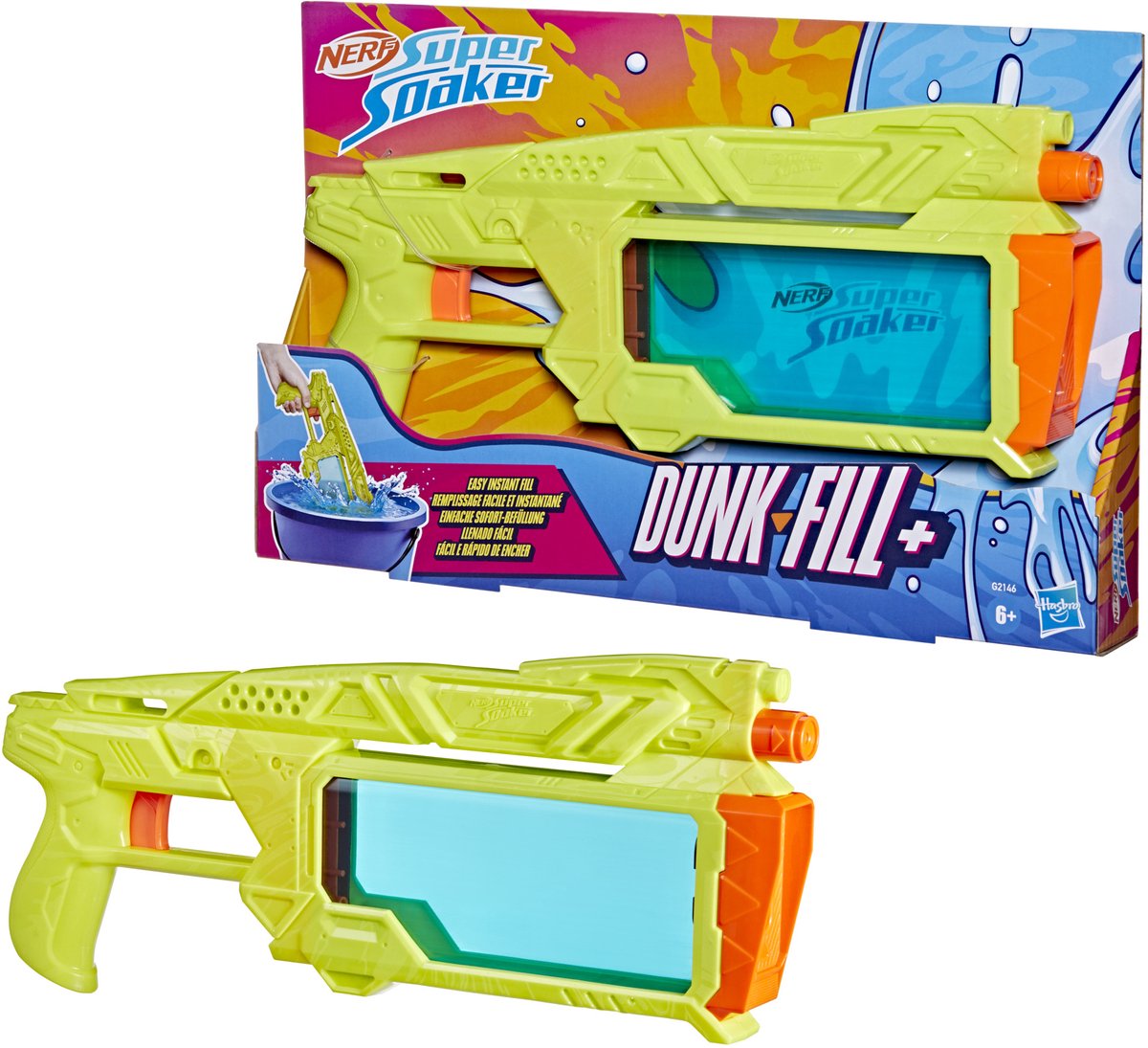 Relleno de mate nerf súper empapador - pistola de agua