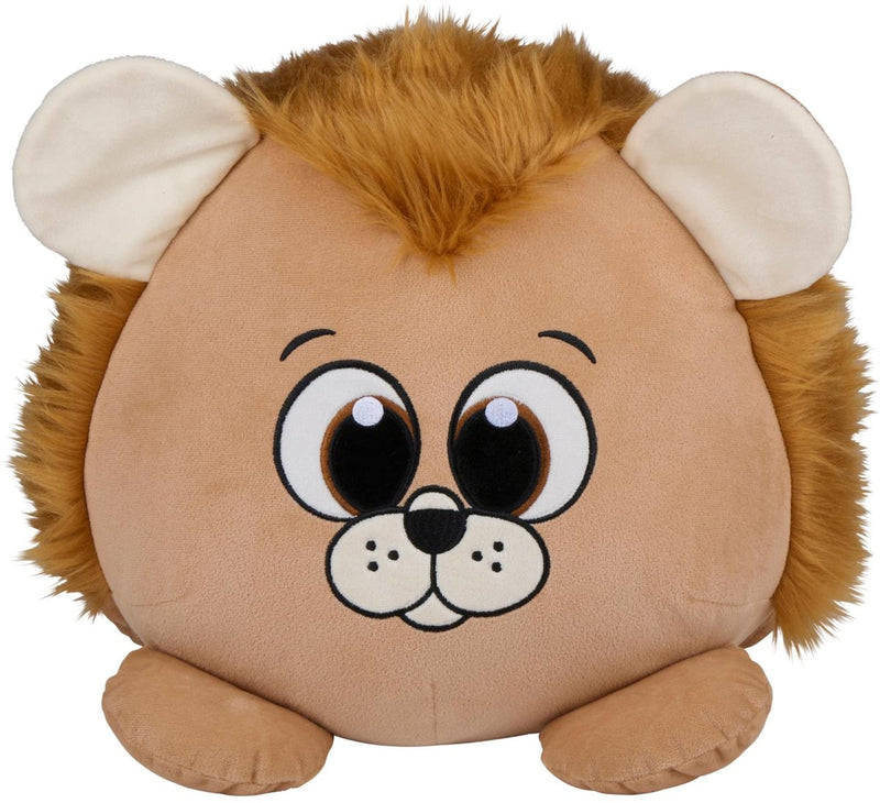 Eddy Toys Peluche Leone di Peluche Animale 35 cm - Morbido Peluche Leone con Criniera - Peluche Leone per Neonati e Bambini - Simpatico Peluche Leone dalla Giungla - Animale di Peluche Regalo per Bambini