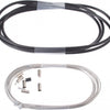 juego de cables de freno universal 2015009 negro 8 piezas
