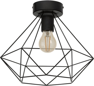 Eglo tarbes plafondlamp - e27 - ø 32,5 cm - zwart