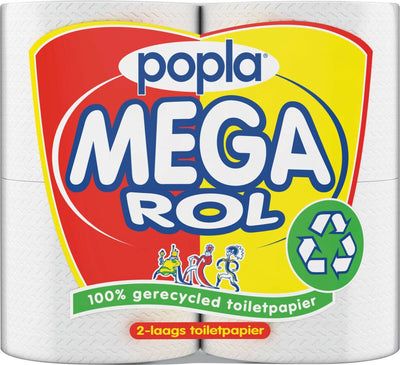 Mega rotolo di carta igienica Popla - 24 rotoli