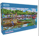 Gibsons - bassa marea a Tobermory (di Roger Neil Turner) - 636 pezzi 69×32 cm (l×a) - puzzle panoramico