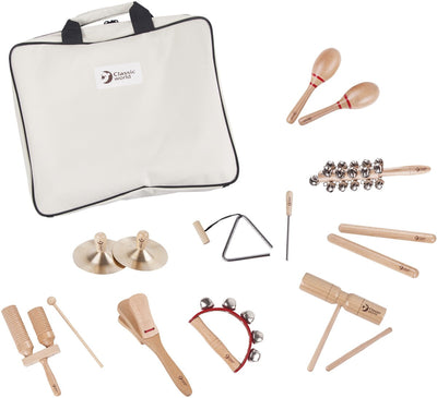 Classic World World 9 Strumenti musicali con borsa per il deposito
