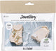Creativ company mini hobby set de joyería, pulsera y aretes de mezcla de aventurina, 1 caja