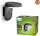 Lampada da parete per esterni Philips LED Philips Tyla - antracite - con sensore - 9 W