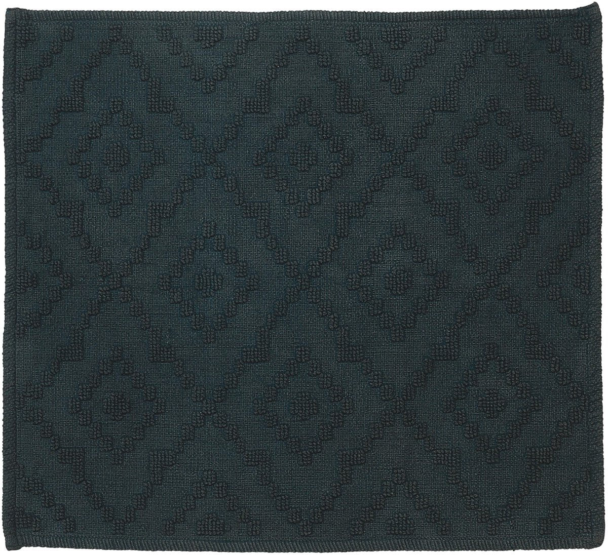 Sealskin - alfombra de baño azteca 60x60 cm - algodón - verde oscuro