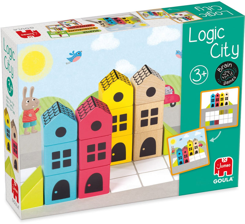 Jumbo goula - gioco educativo prescolare di città logica