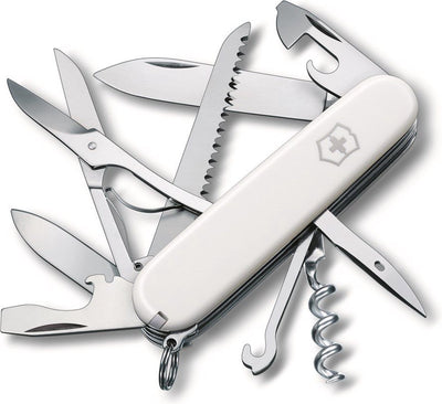 Coltello tascabile Victorinox Huntsman 15 funzioni bianco